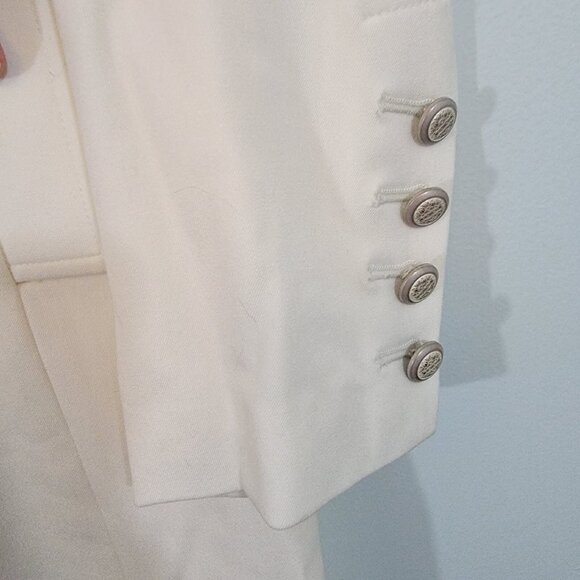 NWT GRACE DANE LEWIS Trench Coat Versailles Classic Cameo Ivory‎ Size 4 NEW - Picture 7 of 11
